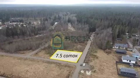 Участок в Ленинградская область, Приозерский район, Сосновское с/пос, ...