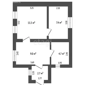 Дом в Аксай, улица Лермонтова (36.5 м)