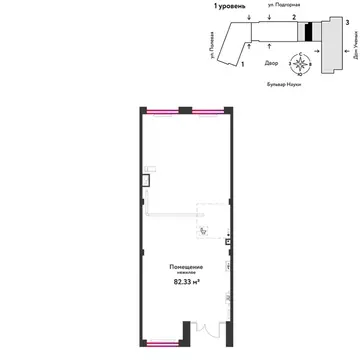 Торговая площадь в Тюменская область, Тюмень Подгорная ул., 73 (82 м)