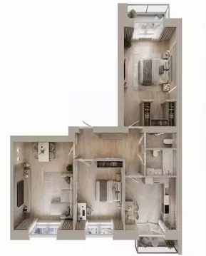 3-к кв. Ярославская область, Ярославль Тверицкая наб., 54Ак2 (85.0 м)