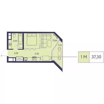 1-к кв. Крым, Ялта муниципальный округ, Виноградное пгт Новая Ливадия ...