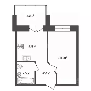 1-к кв. Ярославская область, Ярославль ул. Лескова, 15 (34.82 м)