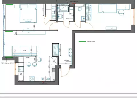 3-к кв. Смоленская область, Смоленский муниципальный округ, д. Ясенная ...