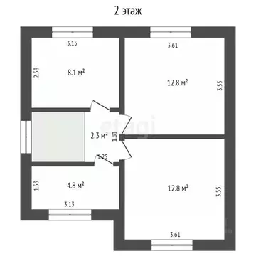 Дом в Тюменская область, Тюменский район, Березка-4 садовое ...