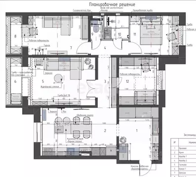 4-к кв. Ульяновская область, Ульяновск просп. Врача Сурова, 22 (90.7 ...