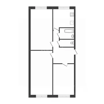 3-к кв. Белгородская область, Белгород ул. Мичурина, 62А (57.0 м)