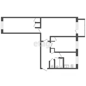 3-к кв. Тверская область, Тверь ул. Королева, 8 (60.1 м)