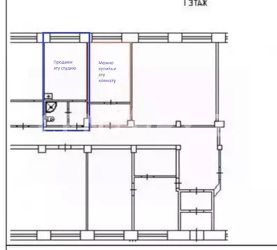 Комната Пермский край, Пермь ул. Вильямса, 69 (18.0 м)