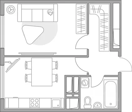 1-к кв. Московская область, Долгопрудный Гранитный мкр, Бригантина ...