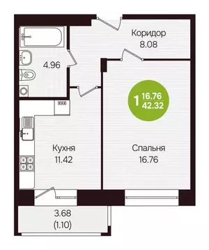 1-к кв. Чувашия, Новочебоксарск ул. Воинов-интернационалистов, поз24 ...