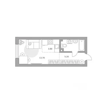 Студия Башкортостан, Уфа Зеленая Роща жилрайон, Лесная Симфония жилой ...