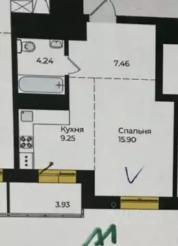 1-к кв. Иркутская область, Иркутск ул. Пискунова, 134А (44.0 м)