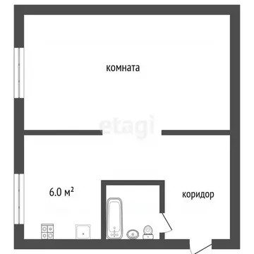 1-к кв. Вологодская область, Вологда ул. Можайского, 50 (31.0 м)