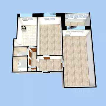 2-к кв. Башкортостан, Уфа Баязита Бикбая ул., 27 (42.9 м)