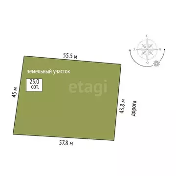 Дом в Виноградное, улица 50 лет Октября (43.1 м)