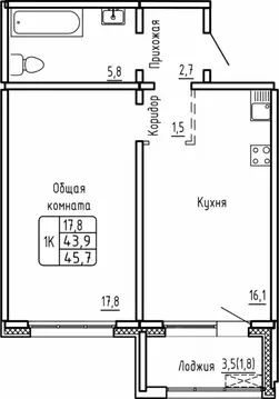 1-к кв. Новосибирская область, Новосибирск Самоцветы жилой комплекс ...
