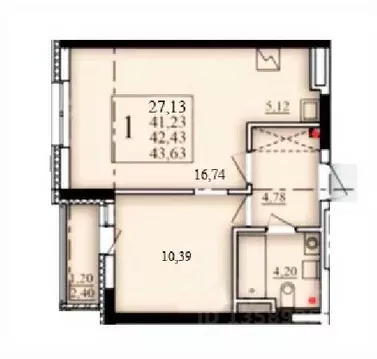 1-к кв. Башкортостан, Уфа Затон-Восточный жилрайон, Паруса жилой ...