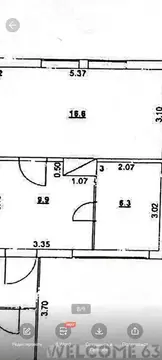 1-комнатная квартира: Сызрань, улица Физкультурников, 11 (29.5 м)