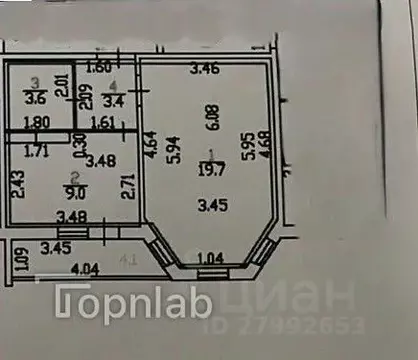 1-к кв. Орловская область, Орел ул. Емлютина, 20 (35.7 м)
