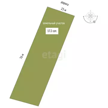 Участок в Пожарское сельское поселение, село Демьяновка, Прудовая ...