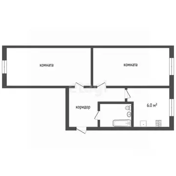 2-к кв. Саратовская область, Балашовский район, пос. Первомайский ул. ...