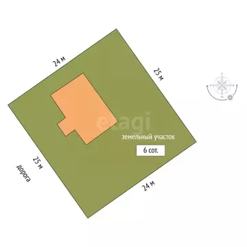 Дом в Калужская область, Город Калуга городской округ, д. Яглово ул. ...