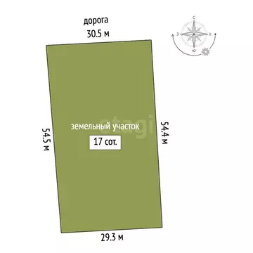 Участок в городской округ город Калуга, деревня Карачево (25 м)