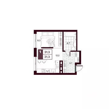 Студия Тюменская область, Тюменский муниципальный округ, д. Дударева ...