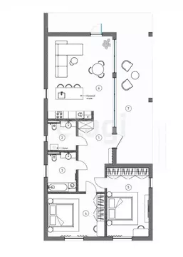 Дом в Дубовое, микрорайон Новый-2, Элитная улица (88.1 м)