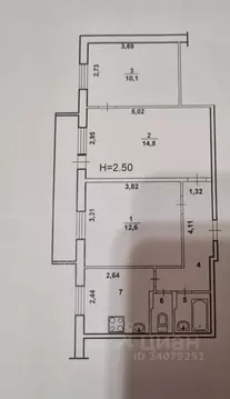 3-к кв. Волгоградская область, Волжский ул. 40 лет Победы, 81 (57.7 м)
