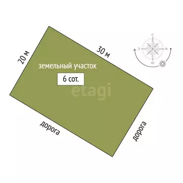 Участок в Мысовское сельское поселение, садоводческо-виноградарское ...