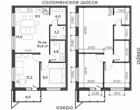 3-к кв. Карелия, Петрозаводск Район Северная промзона, Вороний Наволок ...
