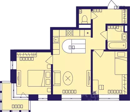 3-к кв. Московская область, Балашиха Железнодорожный мкр, Центр-2 мкр, ...