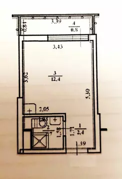 Квартира-студия: Нижний Новгород, улица Бориса Видяева, 20 (20.3 м)