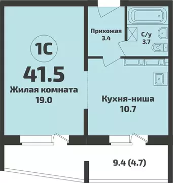 1-к кв. Новосибирская область, Новосибирский район, Станционный ...