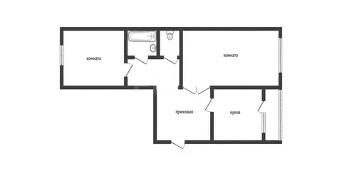 2-комнатная квартира: Нерехта, улица Смирнова, 18А (52.4 м)