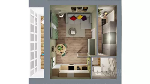 1-к кв. Башкортостан, Уфа городской округ, д. Ветошниково Город ...