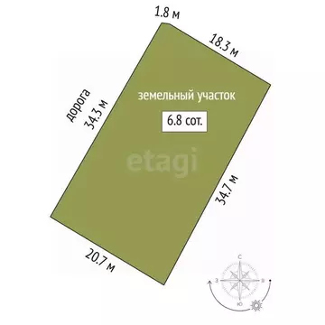 Участок в Тюменская область, Тюменский муниципальный округ, Майское ...