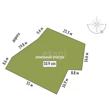 Участок в Мордовия, Ичалковский район, пос. Смольный Солнечная ул., 5 ...