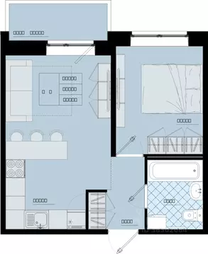 1-к кв. Ленинградская область, Всеволожский район, пос. Бугры, ...