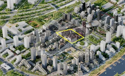 Торговая площадь в Москва 4-я оч., Шагал жилой комплекс (82 м)