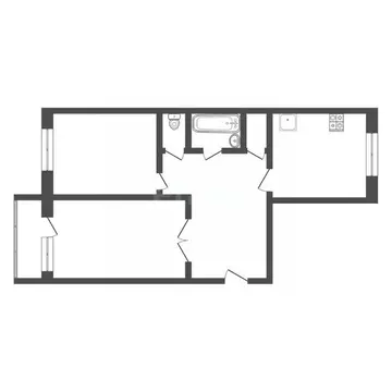 2-к кв. Тульская область, Узловая Советская ул., 8 (50.0 м)