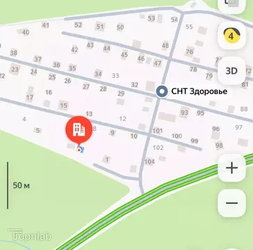 Участок в Башкортостан, Уфа Здоровье СНТ, 2 (5.59 сот.)