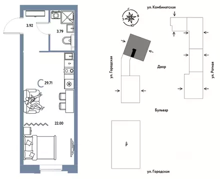 Студия Свердловская область, Екатеринбург муниципальное образование, ...