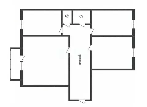 3-к кв. Костромская область, Кострома ул. Ивана Сусанина, 48/76 (65.0 ...