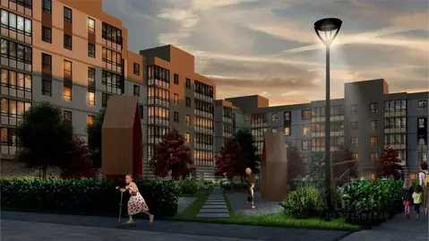 3-к кв. Курганская область, Курган Заозерный жилрайон, 6А мкр, 25/4 ...