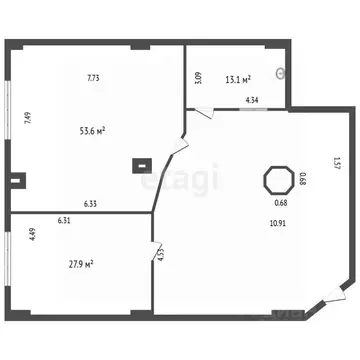 Офис в Санкт-Петербург Левашовский просп., 13 (159 м)