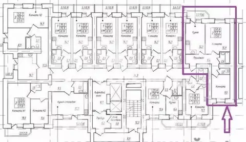 2-к кв. Вологодская область, Вологда ул. Ломоносова, 4 (52.2 м)