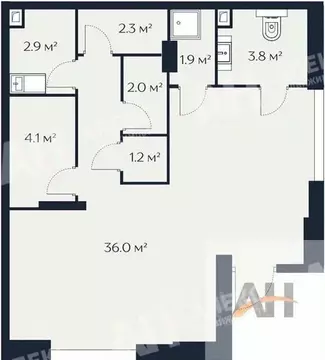 Помещение свободного назначения в Москва Гродненская ул., 3С1 (54 м)