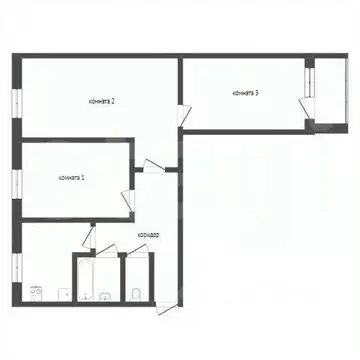 3-к кв. Тюменская область, Тобольск 4-й мкр, 11А (61.3 м)